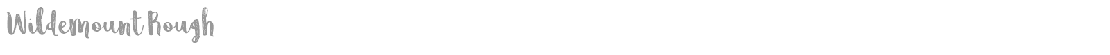 Wildemount Rough font preview